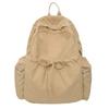 Bowknot Bow Backpack Solid Color Student School Bag Fashion Drawstring Rucksack  Outdoor Use
