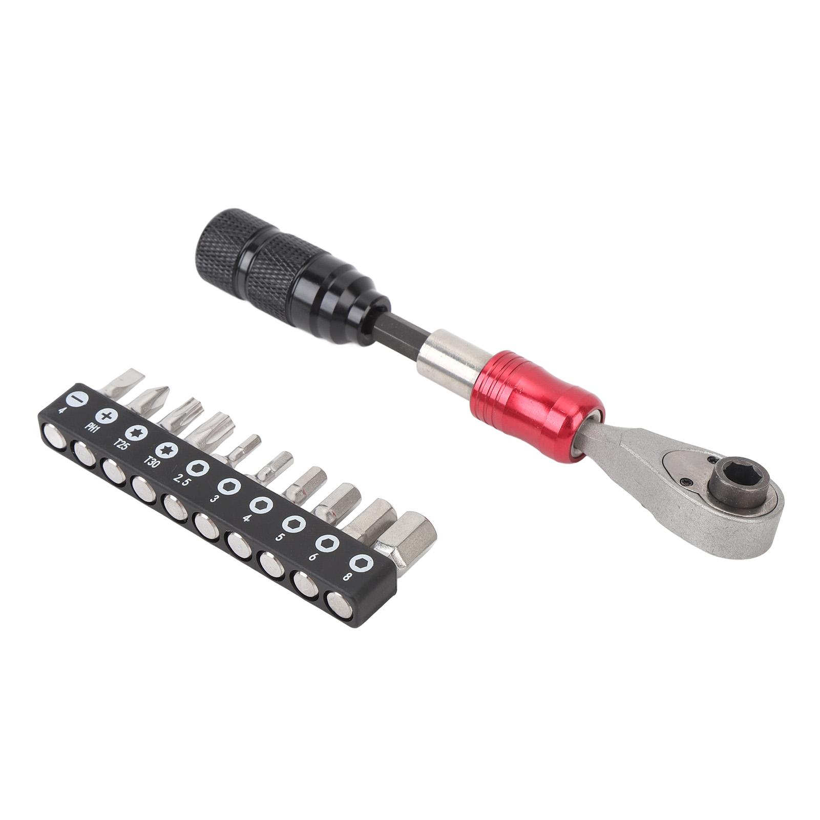 

Ratchet Socket Wrench Set 14in Aluminium Alloy Maintenance Repair Tool Equipment