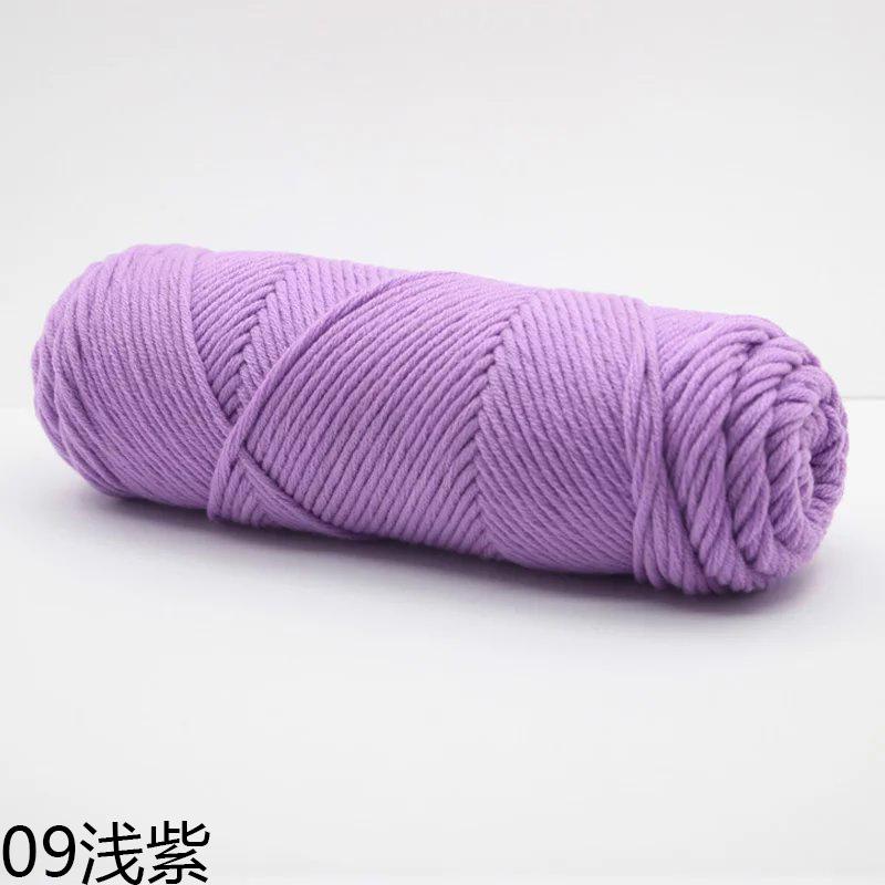 100g/Klubko Bavlněná Vlna Ručně Pletený Šátek Rukavice Čepice Silná Příze Vícebarevná Ozdoba Přírodní Materiál Měkký Materiál