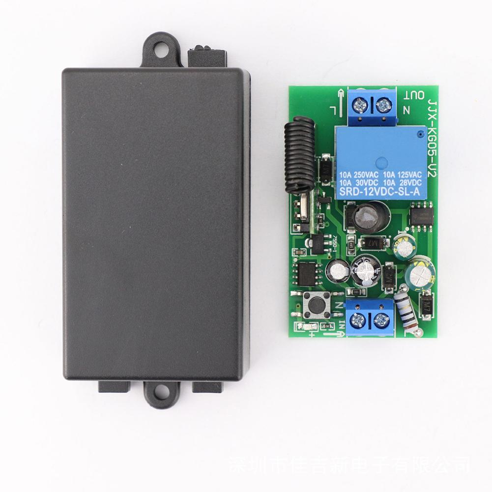Remote Control Switch AC85 250V 1CH Wireless RF Transmitter 433Mhz for Multi Device Operation and Security Systems