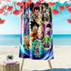 Son-Goku Print Beach Towel, Large Soft Quick Dry Towel for Beach Camping Swimming