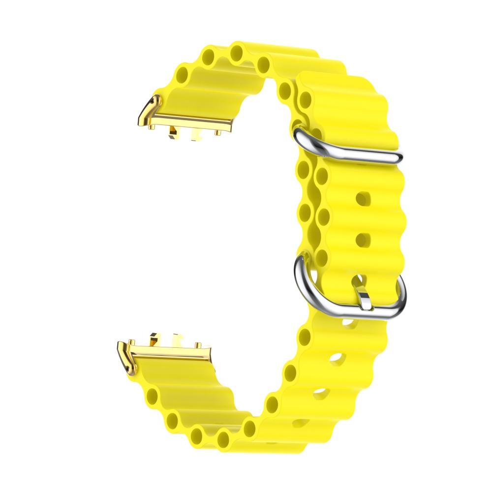 

Силиконовый спортивный ремешок для Samsung Galaxy Fit 3, браслет Correa для Samsung Galaxy Fit 3, сменные ремешки для часов For Samsung Fit 3 жёлтый