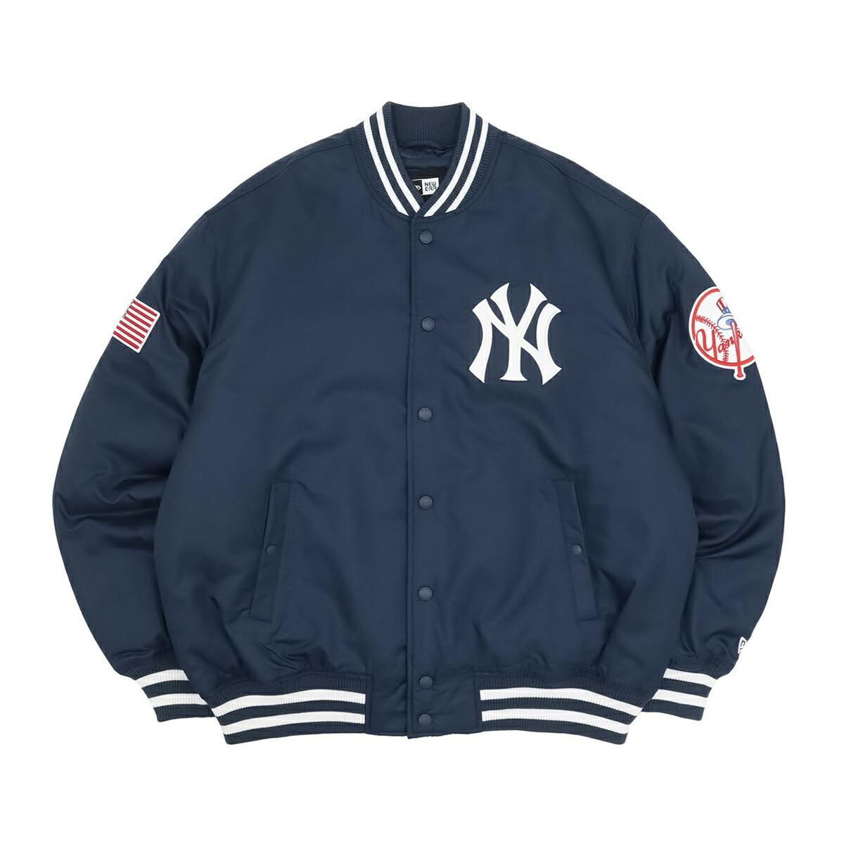 New Era MLB NY Темно-синяя Стадионная Куртка AP MLB ATHNTC NEYYAN DNAV (Л ЖП)