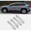 4X ABS Chrome Car Door Handle Cover Trim For Toyota RAV4 -2024
