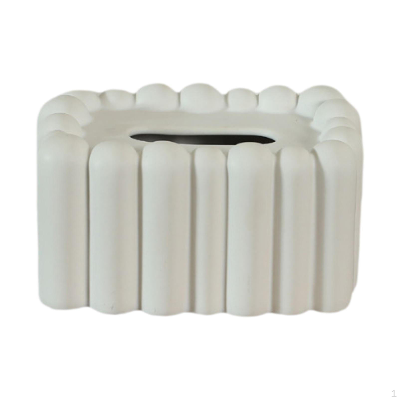 

Facial Tissue Holder Home Use Box Napkin Dispenser Decoration for Bedroom белый
