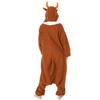 SAZAC Fleece Reindeer Brown Kigurumi,