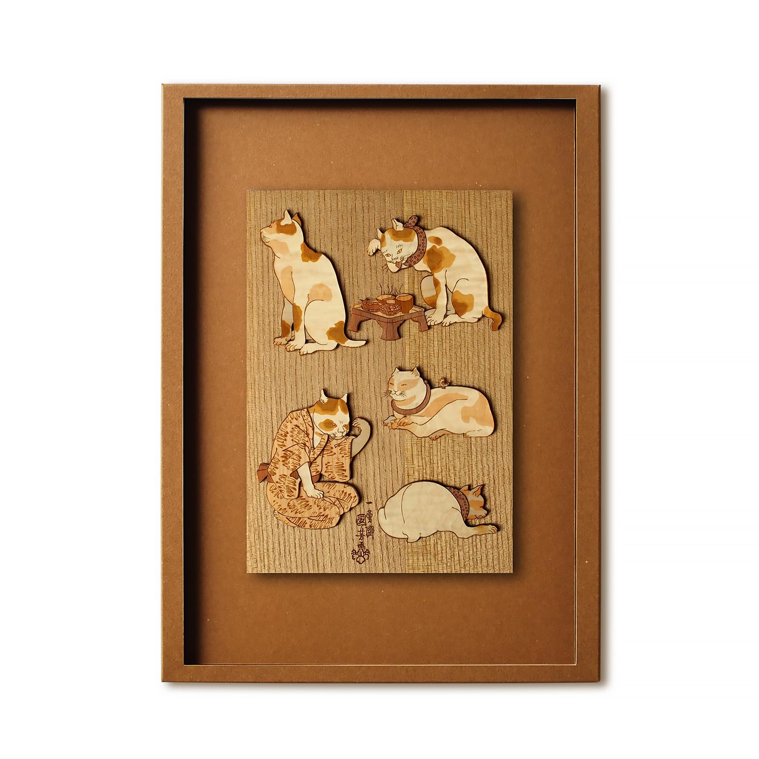 

KINOWA Tatoe Jin no Uchi Part 2 Woodcut Original Handmade Kit Ukiyo-e Utagawa Kuniyoshi Cat Made in Japan