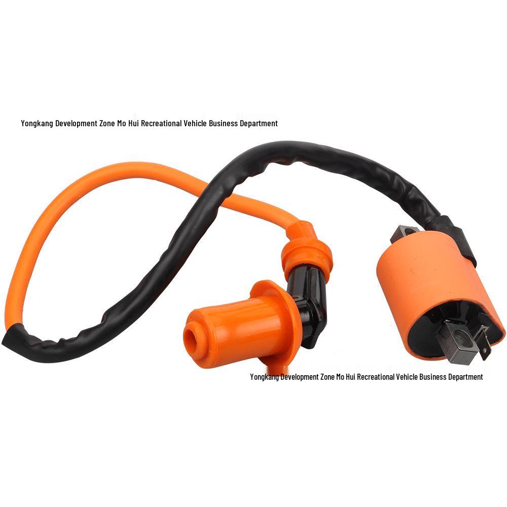 Bobine d'allumage haute tension pour VTT et moto tout-terrain (Orange) pour CG125/150/250cc