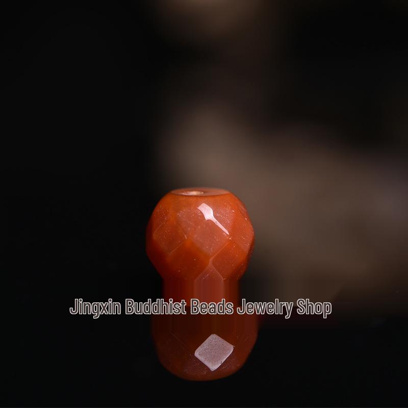 Red Agate Faceted Barrel Beads – DIY Jewelry & Bracelet Accessories