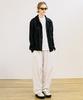 VASTIC Pintuck Wide Jogger Pants_White Melange