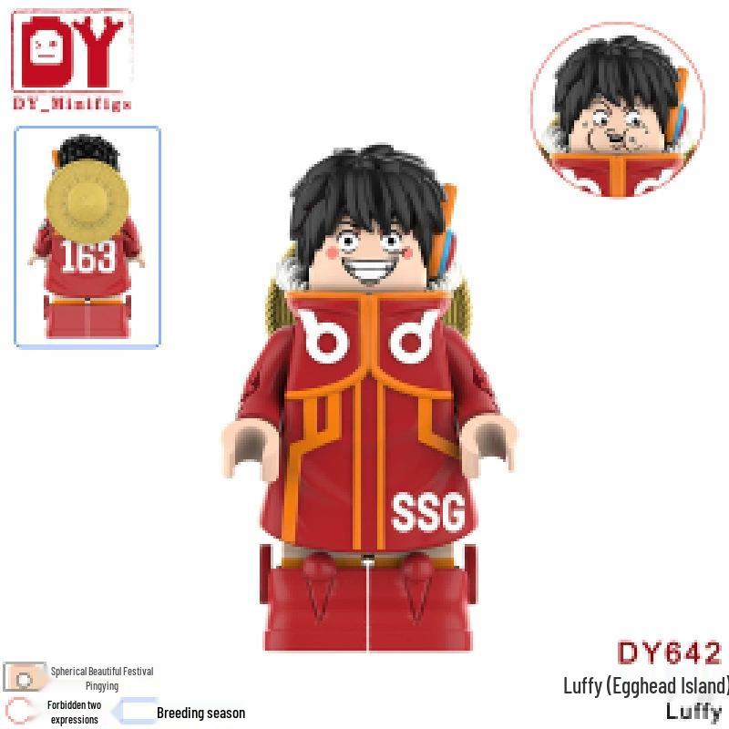 Pirate Anime Series DY601-DY661 Educational Building Block Minifigures Toy for Boys