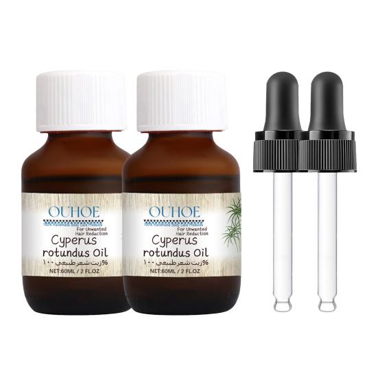 

1/2/3 шт. 60 мл масло Cyperus Rotundus, средство для удаления волос, натуральное растительное увлажняющее средство для кожи, питательное защитное эфирное масло 2pcs