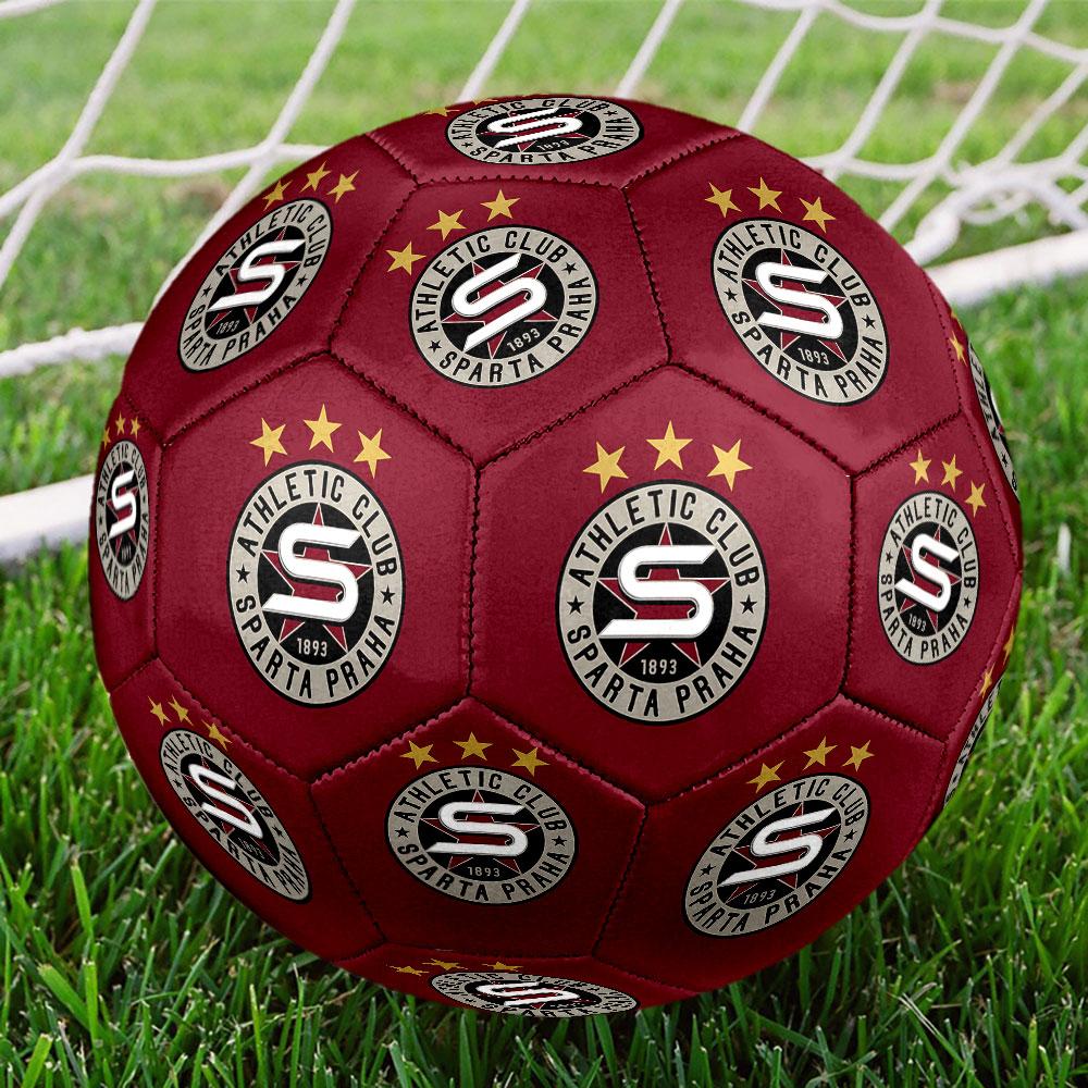 1 pz Pallone da Calcio AC Sparta Praha Taglia 5 Pallone da Calcetto Indoor alla Moda Colorato Gioco in Giardino - Ottimo per Regalo agli Appassionati di Sport HE3
