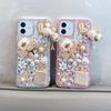 Glitter Rhinestone Phone Case For VIVO Y400 Pro Y300 Y200E Y200 Y300 Y300T Y04 Y03 T4 T3X T4X 4G 5G Bling Crystal Design with Pumpkin Cover Girls Gift