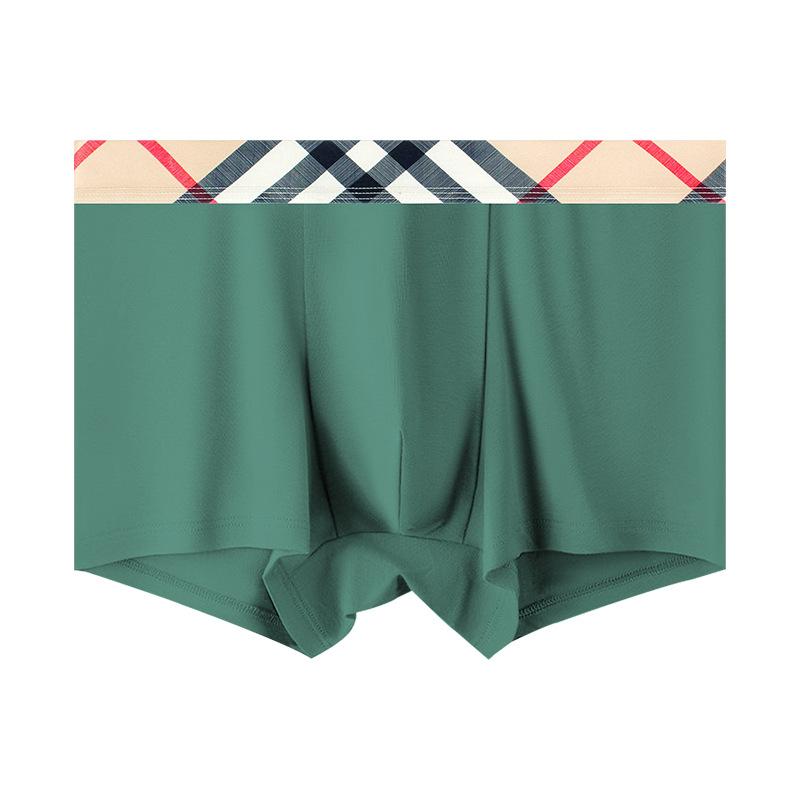 Men's Underwear Large Size Breathable Four Cornered Pants Antibacterial Crotch Youth Sports Loose Flat Leg Pants