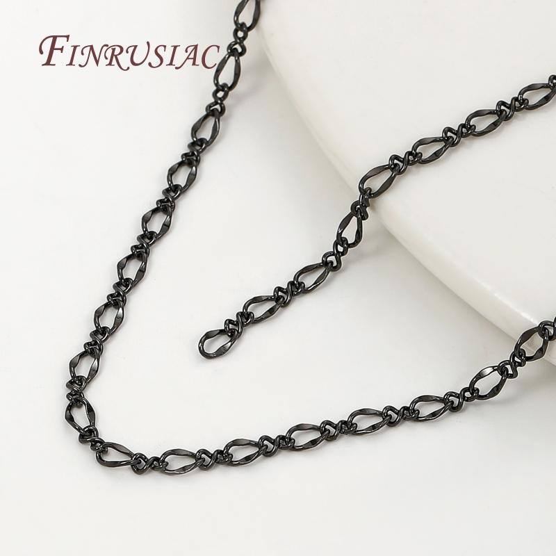Black Color Decorative Needlework Chain,Metal Chains For Jewelry Making DIY Necklaces Bracelets Accessories,Chain Fittings