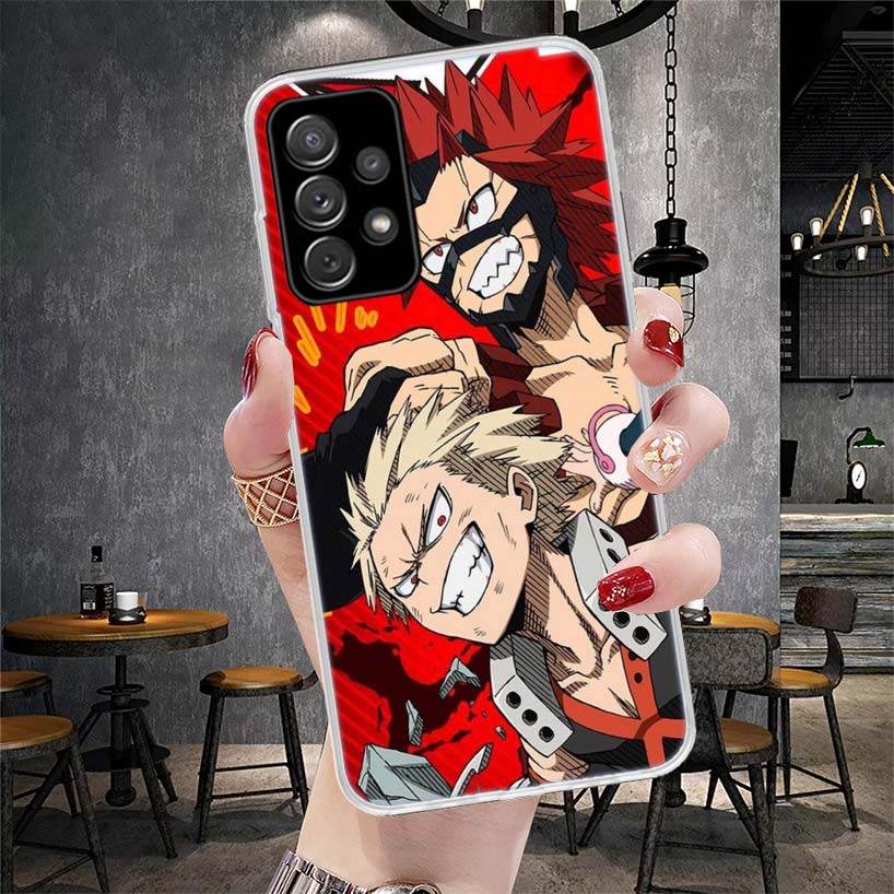 My Hero MHA Bakugou Katsuki Phone Case For Samsung Galaxy A13 A14 A15 A16 A17 A53 A54 A55 A56 A57 A33 A34 A35 A36 A37 A23 A24 A2