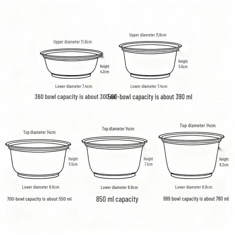 Disposable Plastic Bowl & Chopstick Set