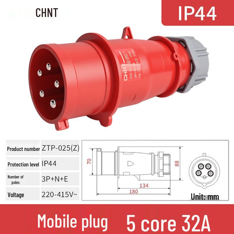 Zhengtai ZTP-025-Z Industrial Plug