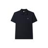Logo Print Casual Knit Short Sleeve Polo Shirt Men Polo Shirts Legendary-Blue F11M328109FNV