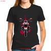 Black T Shirt With Red Motorcycle Bold Design For Riders All Cotton Vintage Slightly Comfortable Designer Clothes