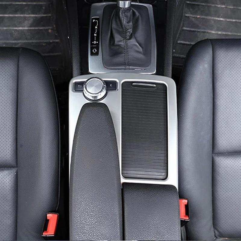 Styling auta Multimediální kryty panelu opěrky rukou vhodné pro Mercedes Benz třídy C W204 2008-2013/ třída E kupé C207 W212 2010-12