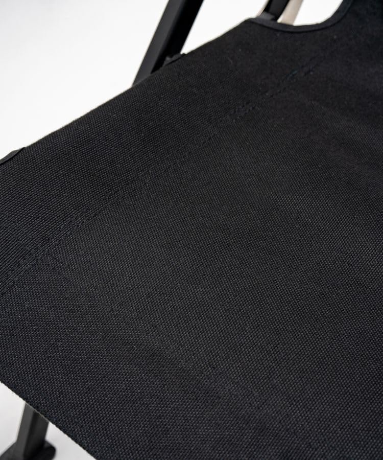Snow Peak Low Chair Short Black Chair for Outdoor Camping and Decks LV-093-AZ