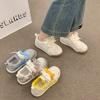 Designer Creative Women's Chunky Shoes Spring Summer Comfortable Non Slip Casual Walking Shoes Lace-up Women Vulcanized Sneakers