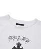 Seuweideu Checkered Cross Crop Tee [White]