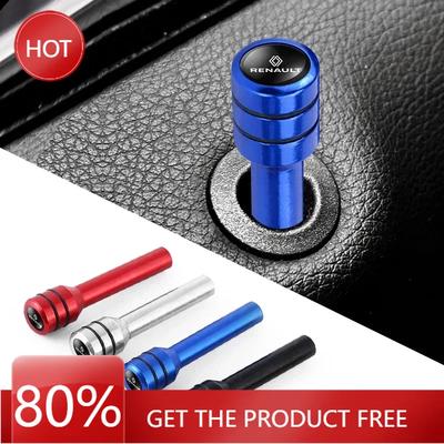 2026 Hot For Renault Hub Caps 2/4Pcs Car Door Lock Pin Door Lock Rod Car Knob Pull Security Insurance For Renault DACIA Logan Sc