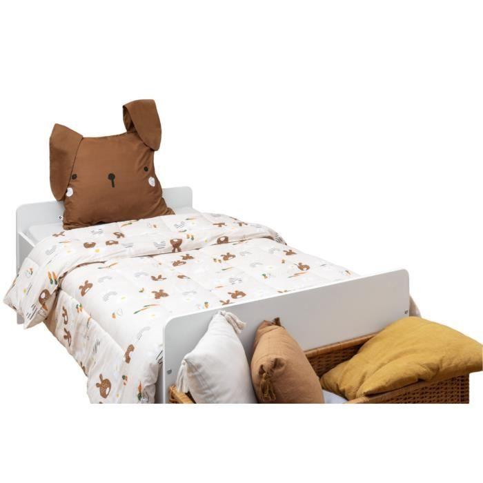 Couette Imprimee 220 X 240 Cm Pompon Le Petit Lapin