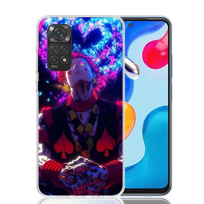 Huner X-Hunters Hisoka Phone Case For Xiaomi Redmi Note 15 14 13 12S 12 Pro Plus 11S 11E 11 11T 10S 10 Art Soft Pattern Cover Re