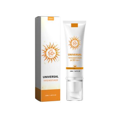 Podkład z filtrem przeciwsłonecznym All-in-One – Koloryzujący krem nawilżający z ochroną SPF50