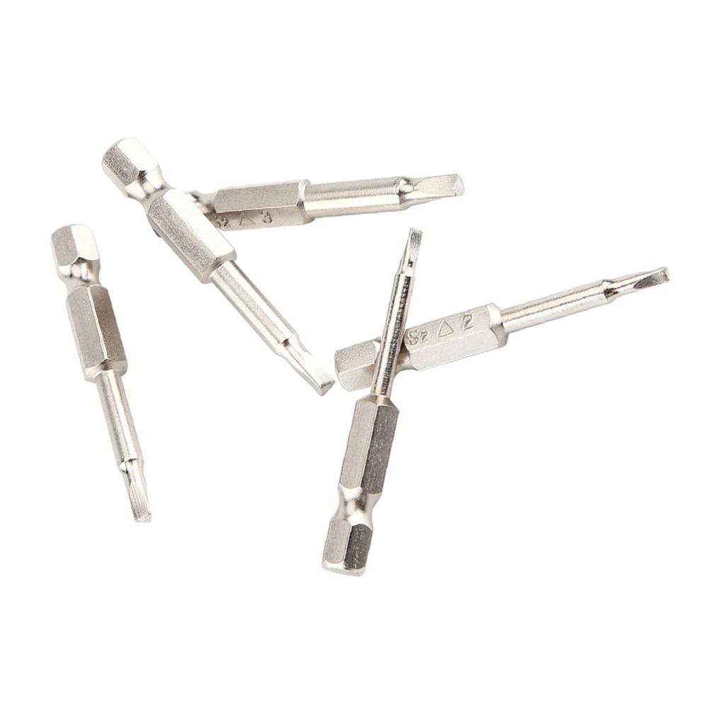 5 Pcs 1/4 Inch Hex Shank Magnetic Triangle Screwdriver Bits Set  Screwdriver Repair Tool