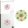 Fun Rotating Cartoon Creature Magnetic Decoration Acrylic For Refrigerator Memo Board Display