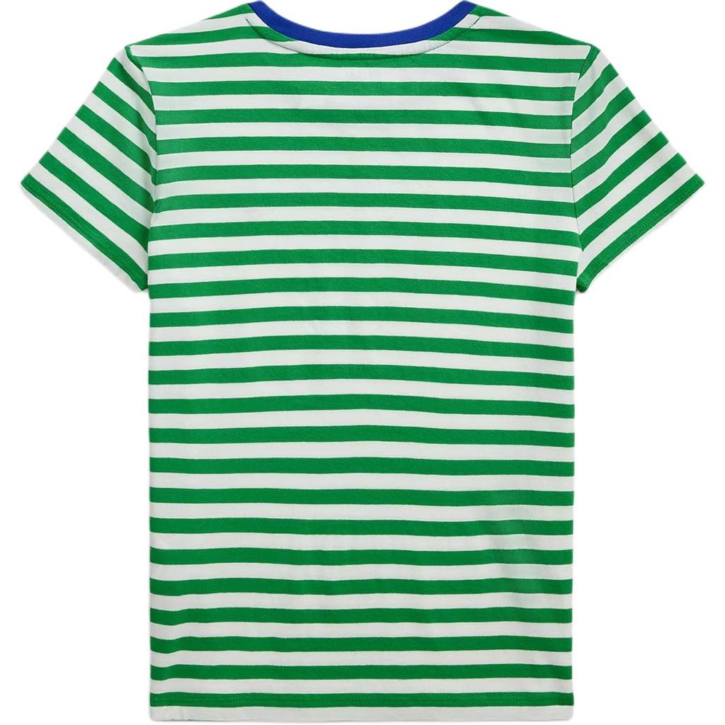 Polo Ralph Lauren Striped Knit Cotton T-Shirt Kids Tops 313962289-003