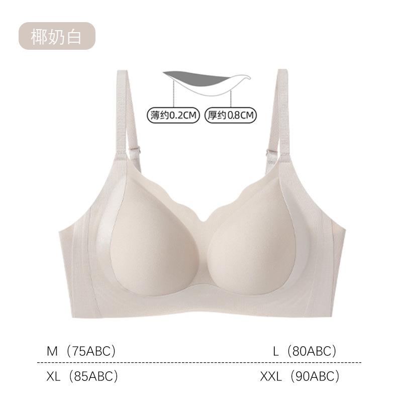 Gather small-breasted underwear for women to collect secondary breasts, anti-sagging, pull silk cup, seamless bra new