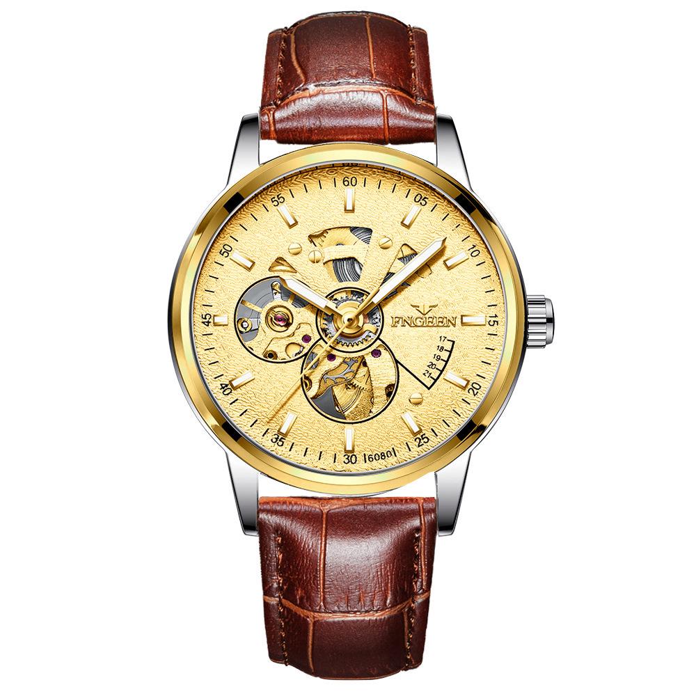 Fen Zun Men's 2020 Trendy Skeleton Automatic Watch