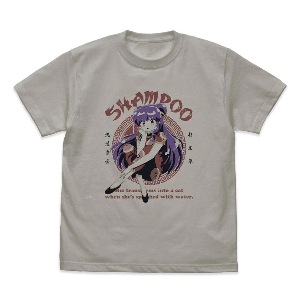 Ranma 12 Shampoo TShirt Light Gray Japan Limited New PreSale M