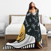 Gudetama  Cartoon Lazy Egg  blanket Fleece All Season  Breathable Lightweight Throw blankets for Sofa Office Quilt