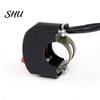 Screw Mount Motorcycle Switch Headlight Handlebar Toggle Light On-Off Main Motorbike Vice Control Dirt Bike ATV UTV Scooter Accessories Easy