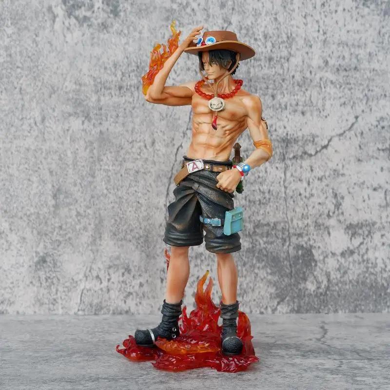 Anime One Piece 10. Jubiläum Feuerfaust Escal D Ace Luffy Bruder Figur Spielzeug Portgas D Ace PVC Action Modell Puppen Geschenke
