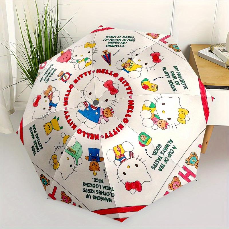 

1pc Hello Kitty Collection Umbrella with Plastic Handle,Suitable for All Seasons Home Travel Outdoor UmbrellaSanlio407