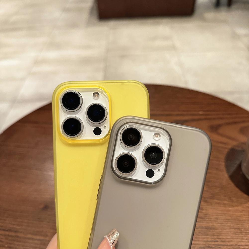 0.3mm Ultra Thin Candy Color Silicone Case For iPhone 16E 15 14 13 12 11 Pro Max Plus Soft Transparent Matte Cover Frosted Shell