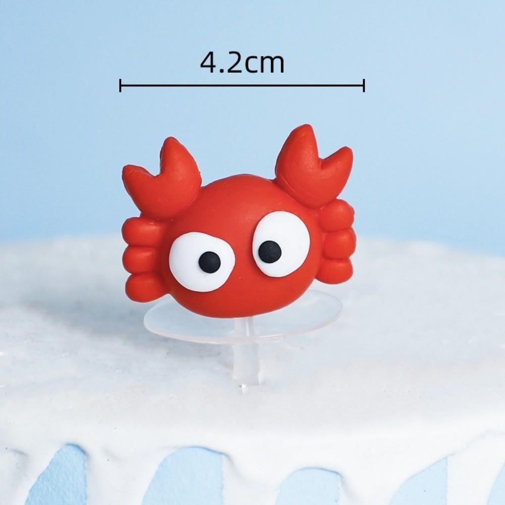 

Sea Animal Ocean Theme Cake Decorating Fish Baby Shower Toy Creative Cake Topper Kid Gift 10
