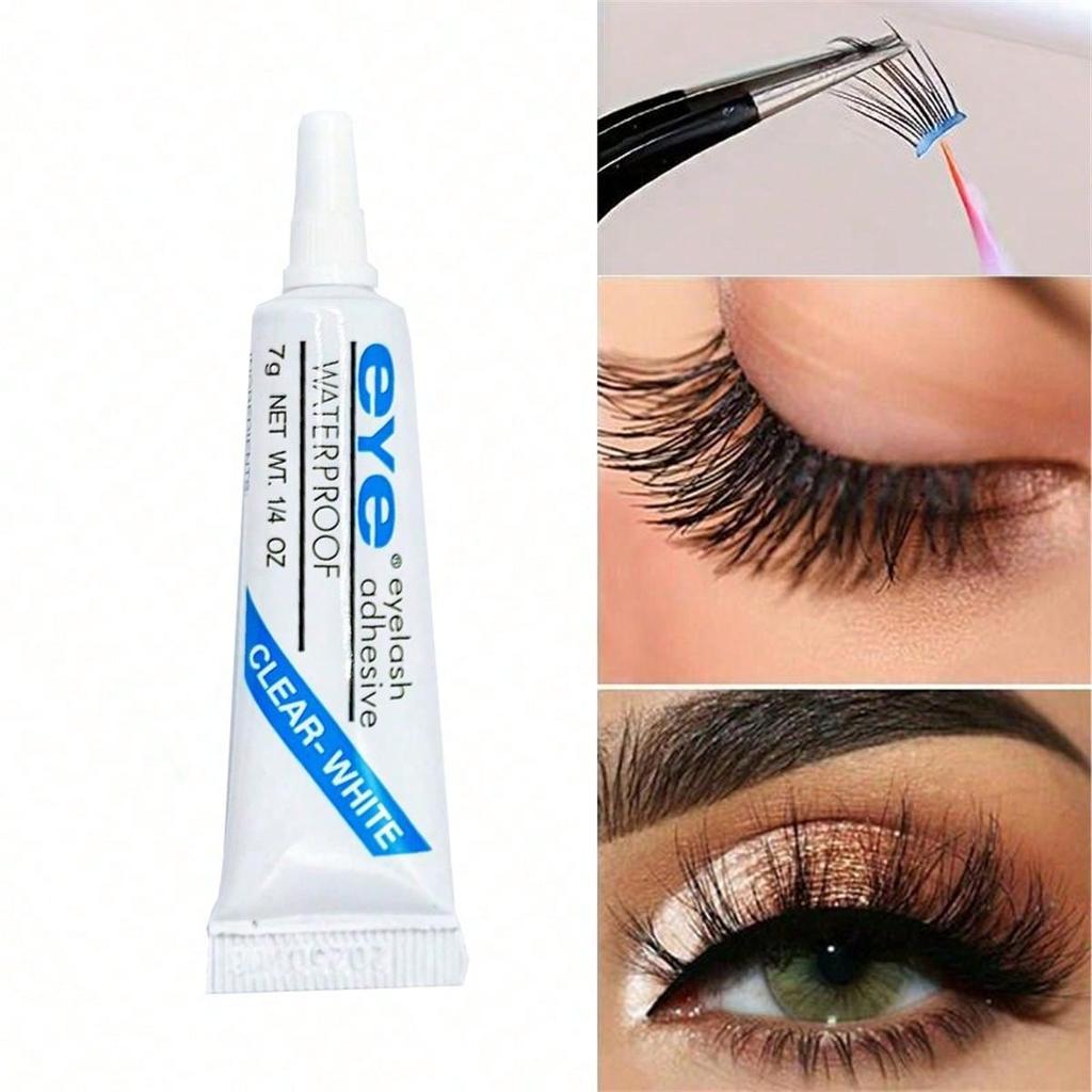 1/3/5/10pcs False Eyelash Adhesive, 7g Grafting Eyelash False Eyelash Quick Drying, No Marks, Natura