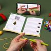 Christmas Crochet Kit for Beginners DIY Material Bag with Hooks Yarns Step-by-Step Tutorials Crochet Starter Kit Xmas Gifts