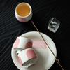 50ml Retro Ru Kiln Pink Ceramic Tea Cup Small Tasting Single Master Cup Handmade Tea Bowl Mugs Chinese Kung Fu Teaset Teaware