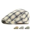 Spring Classic Plaid Beret Men's British Retro Peaked Cap Forward Cap