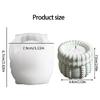Knitted Texture Silicone Candle Molds Food Grade Silicone Mould For Handmade Candle Cup Soap Chocolate Plant Flowerpot